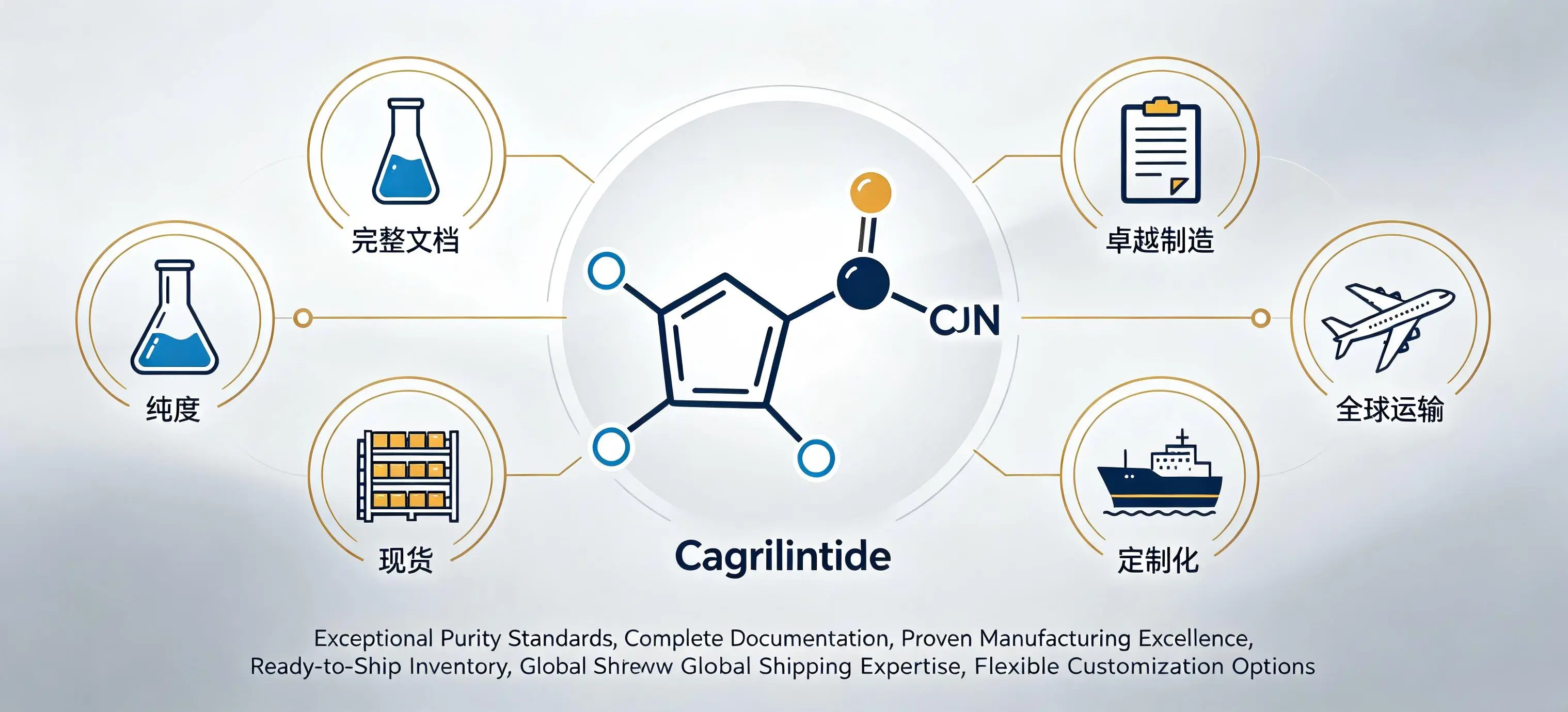 GLP-1 peptide Cagrilintide GLP-1 peptide Cagrilintide